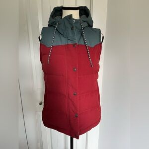 Patagonia Bivy Vest in Rust and Blue EUC